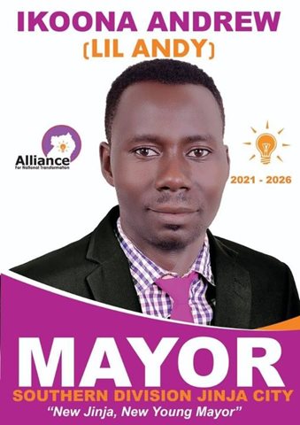 Andrew Ikoona Candidate for Mayor of Southern Division Jinja City